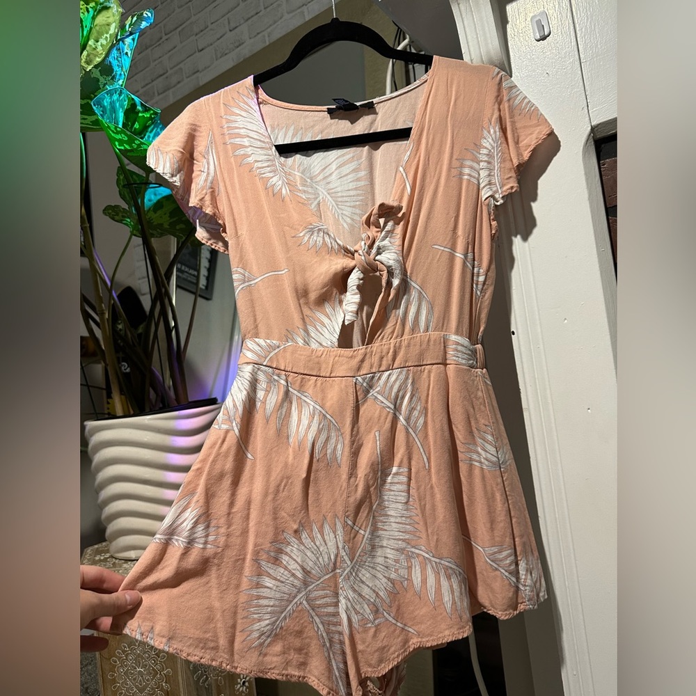 Floral/Tropical Print Romper